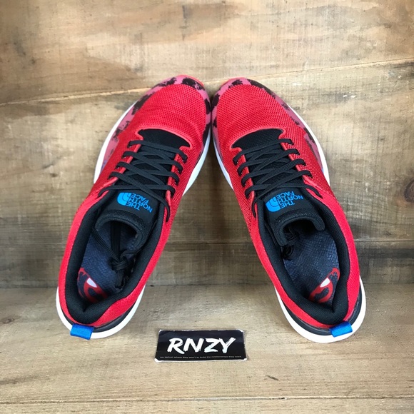 NEW The North Face Sehn Low Animal Vibram Shoes Mens 10 Red White Black Blue - Picture 5 of 8